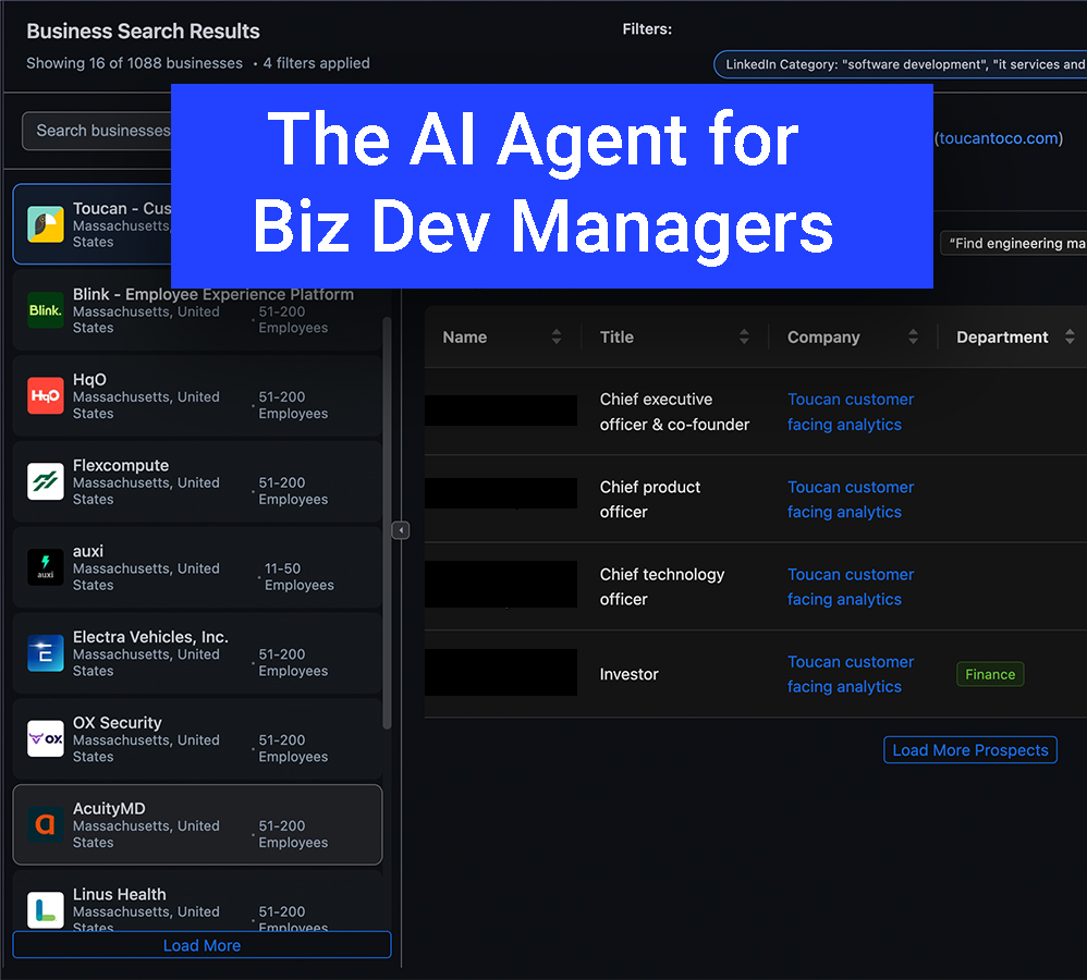Find leads and put together market research reports in minutes with Scout AI.
