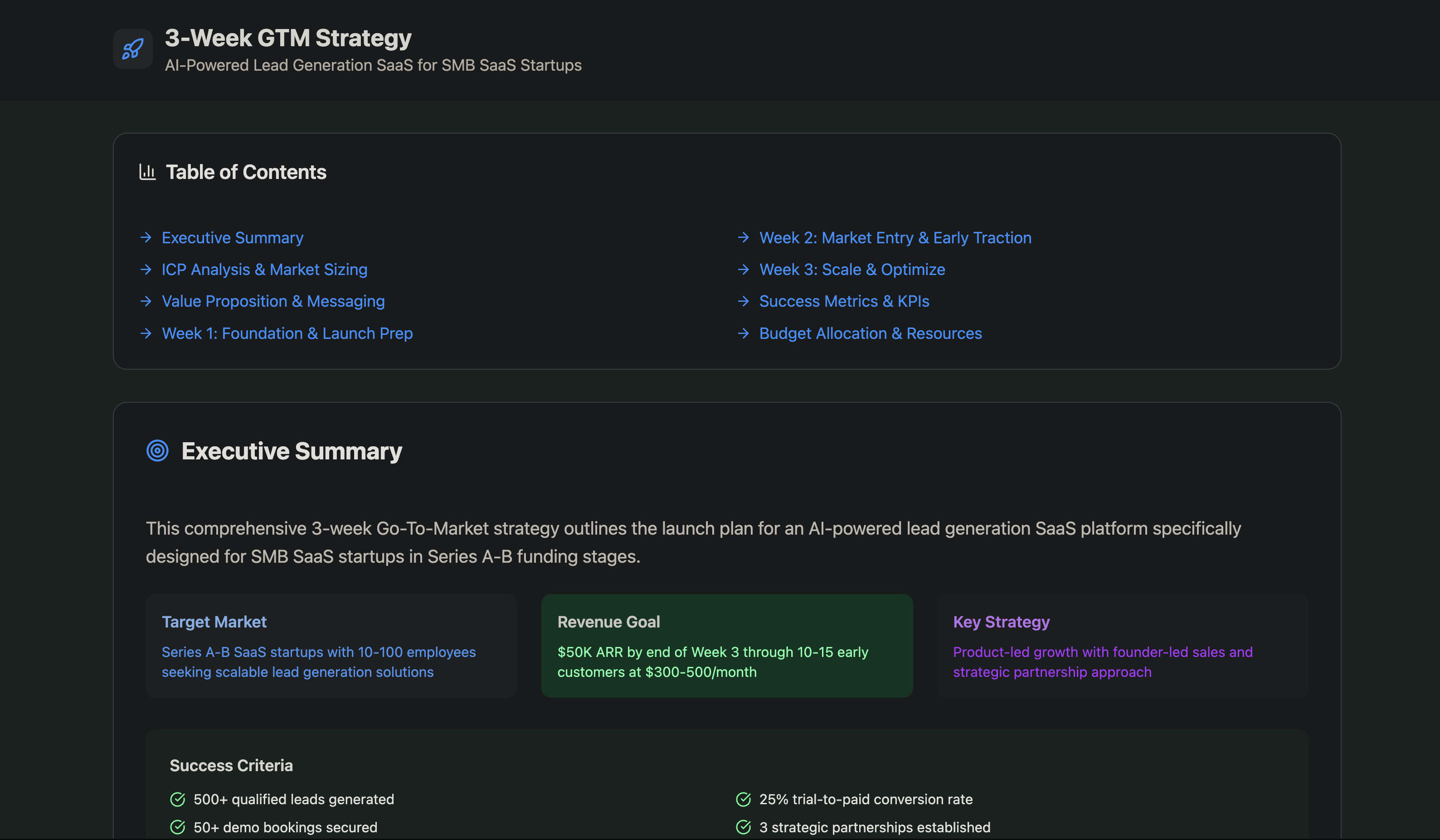 Create a GTM plan to reach your ICP